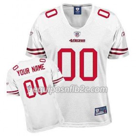 Camiseta Mujer NFL San Francisco 49ers Personalizar Blanco 